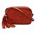 Borsa a tracolla Gucci Soho Small Disco in pelle Rosso