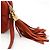 Borsa a tracolla Gucci Soho Small Disco in pelle Rosso - vista 6
