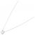 Autre Marque Collana di Diamanti Pt900 Pt850 Argento - vista 2