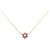 Autre Marque Collana Flower in Rubino e Diamanti Au750 D'oro