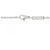 Chopard Dolphin 750 Weißgold Saphir Diamant Halskette Silber - Ansicht 5