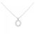 Autre Marque Collana in diamanti Royal Asscher in platino Argento