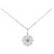 Autre Marque Collana in oro bianco Au750 con alexandrite e diamante Argento