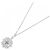 Autre Marque Collana in oro bianco Au750 con alexandrite e diamante Argento - vista 2