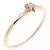 Autre Marque Anello Kumikyoku K10 Oro Rosa e Diamante