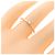 Autre Marque Anello Kumikyoku K10 Oro Rosa e Diamante - vista 5