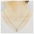 Autre Marque Collana di Diamanti PT900 PT850 Argento - vista 6