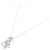 Autre Marque Collana Flower in Diamanti Au750 Argento - vista 2