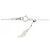 Autre Marque Collana Flower in Diamanti Au750 Argento - vista 5