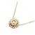 Collana Tiffany & Co. Enchant Round 18K Pink Gold Platinum Diamond D'oro - vista 4
