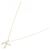 Autre Marque Au750 Diamant Initial K Halskette Golden - Ansicht 2