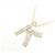 Autre Marque Au750 Diamant Initial K Halskette Golden - Ansicht 3