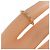 Autre Marque Anello da dito agete K10 Pink Gold Diamond Pinky Ring Rosa - vista 5