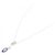 Autre Marque Collana in oro bianco Au750, tanzanite e diamante Argento - vista 2
