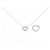 Autre Marque Collana con diamanti 2-way Au750 D'oro - vista 6