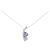 Autre Marque Collana in Tanzanite e Diamanti Pt900 Pt850 Porpora