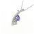 Autre Marque Collana in Tanzanite e Diamanti Pt900 Pt850 Porpora - vista 3