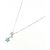 Autre Marque Collana in tourmalina e diamanti in oro bianco 18K Argento - vista 2