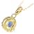 Autre Marque Collana in zaffiri e diamanti Au750 D'oro - vista 4
