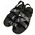 sandali con borchie in pelle tricot COMME des GARCONS Nero