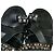 sandali con borchie in pelle tricot COMME des GARCONS Nero - vista 12