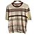 Autre Marque Top de punto de algodón Erdos Beige Blanco roto