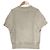 Autre Marque IIROT Mohair Kurzarm Strickpullover Beige - Ansicht 3