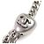 Timeless Borsa a Spalla Chanel Mini Matelasse COCO Mark Camellia Chain Blu - vista 11