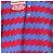 Autre Marque Polo a maniche corte PEARLY GATES 30th Anniversary Zigzag Border Patch Blu - vista 3