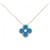 Van Cleef & Arpels Vintage Alhambra 750 Yellow Gold Diamond Necklace Golden  - view 1