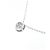 Autre Marque Collana in oro bianco e diamanti Au750 Argento - vista 4