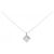 Autre Marque Collana in oro bianco Au750 e diamanti Argento