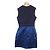 Vestido de seda Louis Vuitton FIDR53SAL Negro Blanco Azul - vista 2
