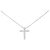 Autre Marque Collana con Diamanti Pt900/Pt850 Argento