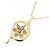 Autre Marque Collana Fiore in Diamanti Au750 D'oro - vista 4