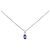 Autre Marque Collana in Platino Tanzanite Pt900 Pt850 Argento
