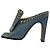 Autre Marque Sandali Sergio Rossi SR1 Denim Blu - vista 3
