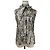 Timeless Camicetta senza maniche in seta Chanel Choupette Coco Mark Marrone