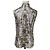 Timeless Camicetta senza maniche in seta Chanel Choupette Coco Mark Marrone - vista 4