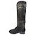 Timeless Botas altas de pelo de becerro Chanel Negro - vista 2