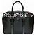 Borsa Tote Burberry Black Label in nylon e pelle nera Nero