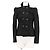 Chaqueta de lana jacquard con logo GG entrelazado de Gucci Negro