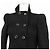 Chaqueta de lana jacquard con logo GG entrelazado de Gucci Negro - vista 2