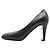 Timeless Chanel Perlenleder-Pumps Schwarz - Ansicht 5