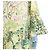 Camicia a maniche corte in seta Leonard Blu Verde - vista 6
