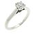 Love Anello Cartier 1895 Solitaire in platino Taglia 9 Argento