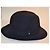 Cappello Hermès in feltro di coniglio blu scuro - vista 4