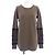 Timeless Chanel 100% Kaschmir Strick Braun Schwarz