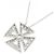 Collana Maltese Cross in platino e diamanti Tiffany & Co. Argento - vista 4