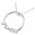Collana Cartier Entrelacés 750 Oro Bianco Argento - vista 4